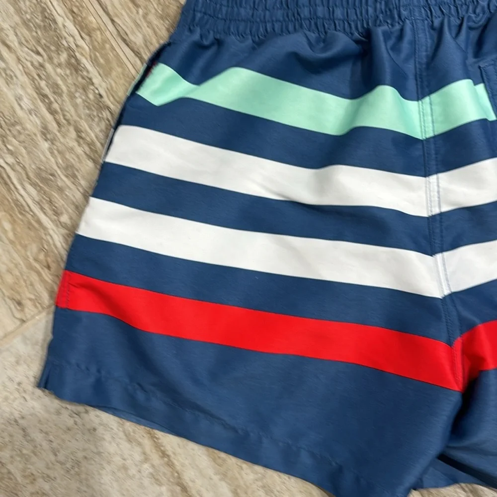 Chubbies Men’s Striped Swim Trunks Size Large